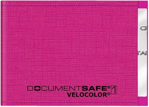 Veloflex Document Safe®1 VELOCOLOR®-Schutzhülle für 1 Karte pink