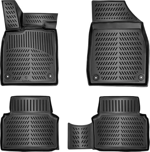 ELMASLINE 3D Gummimatten für Citroen e-C3 (2024-2025) - Individuell angefertigte Gummimatten für CITROEN e-C3: Hoher Schutz vor Wasser und Schmutz, pflegeleicht und rutschhemmend. Perfekte Passform mit elegantem Design!