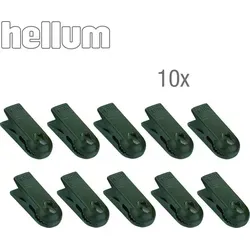 Ersatzklammer für Hellum Lichterkette, 10er-Pack in Grün von Hellum