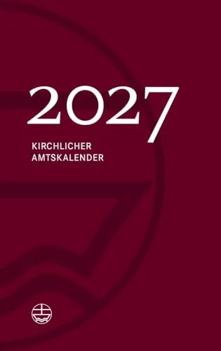 Kirchlicher Amtskalender 2027 – rot in rot von Evangelische Verlagsanstalt
