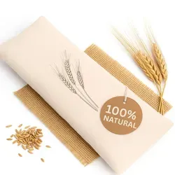 Strauss Home Wärmekissen Körnerkissen Groß – Mikrowellengeeignet - Heizkissen für natürliche Wärme und Linderung von Verspannungen, ideal für Nacken und Rücken, mit abnehmbarem Bezug und vielseitig einsetzbar.