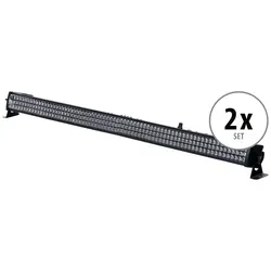 Showlite LED Stage Bar 216x 10 mm Set - Licht & Bühne: 2x Set mit 216 RGB LEDs, bis zu 100.000 Betriebsstunden und vielseitigen Betriebsmodi für beeindruckende Lichtshows.