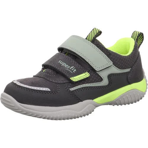Superfit Storm grau/gelb (2010) 25 - Sportliche Kinder Halbschuhe mit leichter Sohle und coolen Neonakzenten für hohen Tragekomfort und optimale Abriebfestigkeit.
