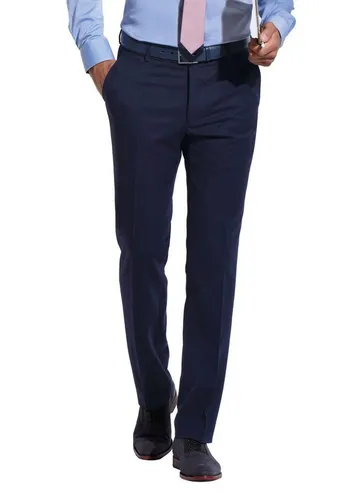 aubi Perfect Fit 3/4-Hose Herren Businesshose Modell 29 blau Größe 50 - Elegante 3/4-Hose für Herren, ideal für den Business-Einsatz. Bequeme Passform und hochwertige Polyester-Woll-Mischung sorgen für einen stilvollen Auftritt.