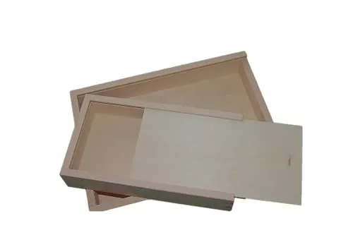 Rudolphs Schatzkiste Holzkiste Korpus Buche mit Schiebedeckel BxHxT 22x3,5x15,9cm NEU Kiste Kasten Box Holzkiste Holzspiel Spielsortiment Holz Seiffen Erzgebirge Holzgestaltung