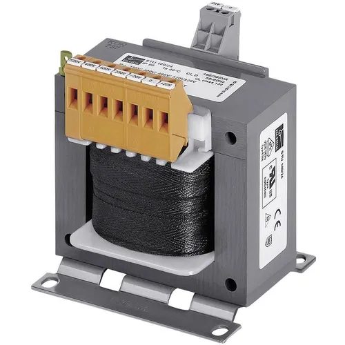 Block STU 400/2x115 Steuertransformator - Sportnetze - Einschaltstromarmer Sicherheits- und Trenntransformator mit Schraubanschluss-Klemmen für hohe Sicherheit und einfache Installation.