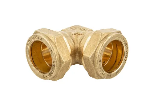 tecuro Steckfitting Klemmringverbinder, Winkel 90° Verschraubung, DVGW-zugelassen, 15 x 15 mm