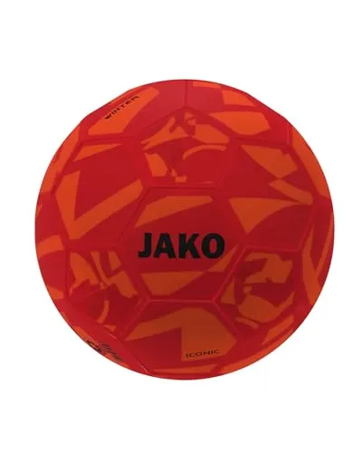 Jako Fußball Winterball Iconic 2381 orange|rot|schwarz 5 in orange von JAKO