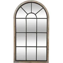 Atmosphera Créateur d'intérieur Wandspiegel rustikal, Fenster-Optik - Rustikaler Wandspiegel in Fenster-Optik, ideal für einen charmanten Landhausstil. Maße: 60 x 106,5 cm, aus hochwertigem MDF gefertigt.