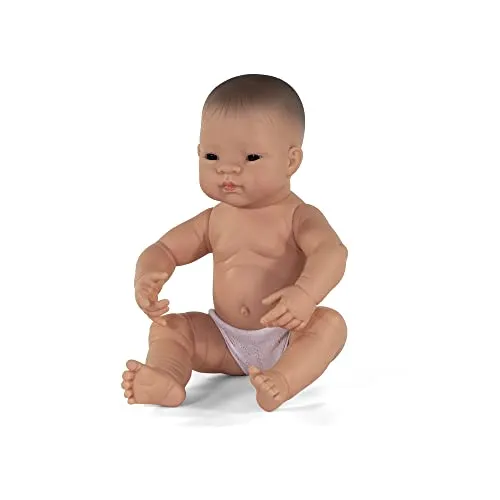 Miniland Babypuppe neugeborener asiatischer Junge 40cm-31005
