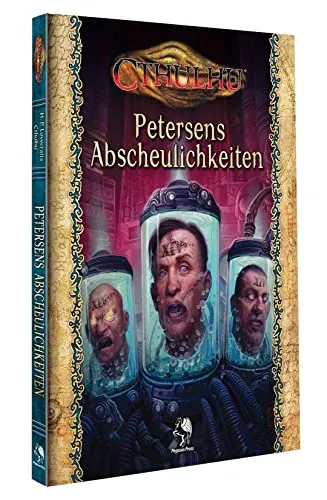 Cthulhu: Petersens Abscheulichkeiten (Normalausgabe) - Gesellschaftsspiel - Fesselndes Horror-Gesellschaftsspiel im Hardcover, ideal für Spielabende mit Freunden und Familien, spannende Abenteuer und strategische Entscheidungen erwarten euch!