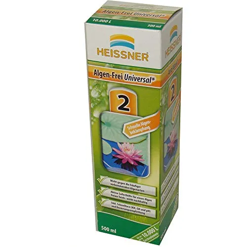 HEISSNER TZ724-00 Algen-frei Universal 500 ml für 10000 L von Heissner