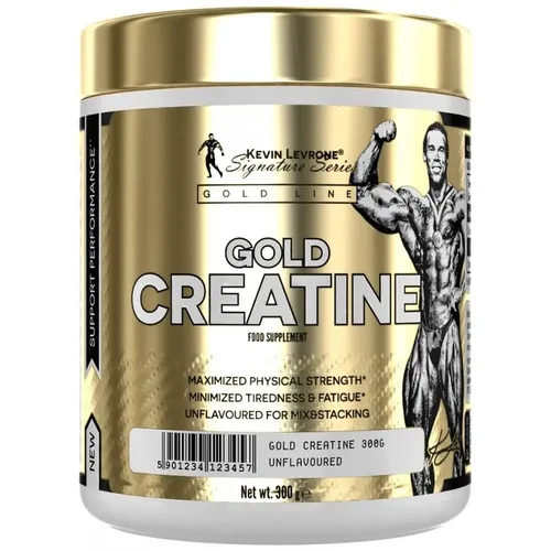 Levrone Gold Kreatin 300 g - Hochwertiges Kreatinmonohydrat - Vitamine & Mineralien mit hochwertigem Kreatinmonohydrat für schnelle Aufnahme; ideal für Sportler, ohne künstliche Farb- und Konservierungsstoffe.