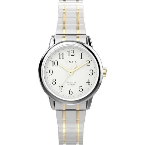 Timex Easy Reader Damen-Armbanduhr – Eleganz in Silber
