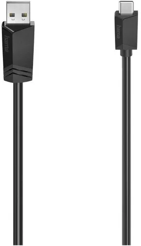 Hama Adapter / Kabel / Stecker USB-C-Kabel schwarz (1,5m)