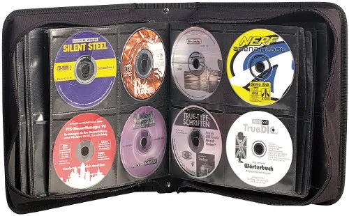 Xcase DVD Mappe: CD/DVD/BD-Tasche für 240 CD/DVD/BDs (CD Mappe, CD Ordner, Box)