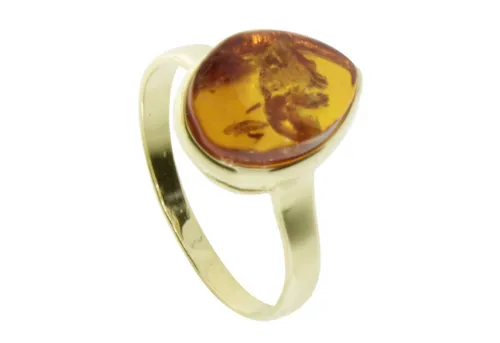 OSTSEE-SCHMUCK Fingerring Ulma - Goldfarbener Ring in Größe 56 - Ringe aus Gelbgold 333, inklusive Etui, perfekt für besondere Anlässe oder als stilvolles Accessoire im Alltag.