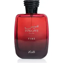 Rasasi Hawas Fire Eau de Parfum für Herren 100 ml - Orientalisch-würziger Herrenduft mit Grapefruit und Zimt für Selbstbewusste. Ideal für Business und Abendevents, hinterlässt bleibenden Eindruck.