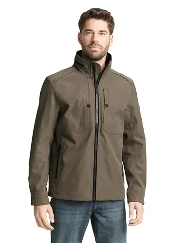 TOM TAILOR Herren Jacke 1049650 - Faded Leaf Green, M EU - Moderne Casual Jacke mit Stehkragen und praktischen Taschen. Ideal für den Alltag, gefertigt aus pflegeleichten Polyesterfasern. Bequem und stylisch für jede Gelegenheit.