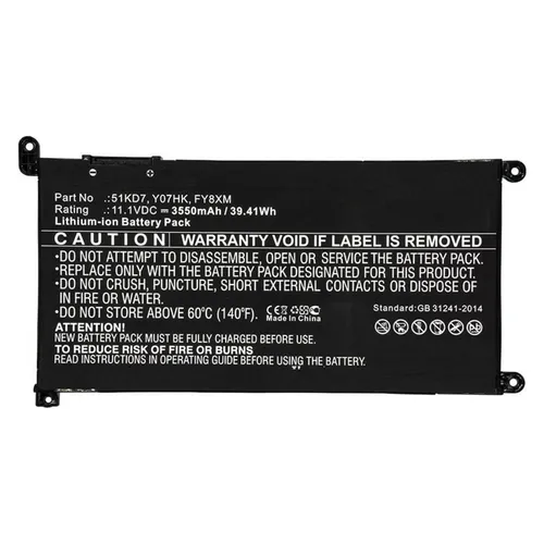 CoreParts Laptop-Akku für DELL (3400 mAh)