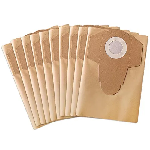 Stück Schmutzfangsack 20 L Kompatibel mit Einhell Nass-Trockensauger mit 15 und 20 L TC-VC 1820 Staubsaugerbeutel 10