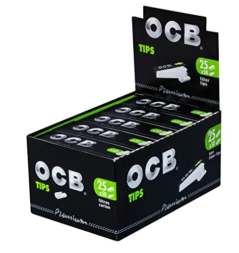 OCB 9001 Filter Tips 25 Heftchen, 50 Blatt