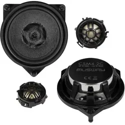 CSM4.2C 2-Wege Komponenten-System - Car-HiFi-Lautsprecher, 60 Watt RMS Leistung, ideal für Mercedes-Benz C/GLC/E Klasse, mit Glasfaser-Membran und Titan Hochtöner für herausragenden Klang.