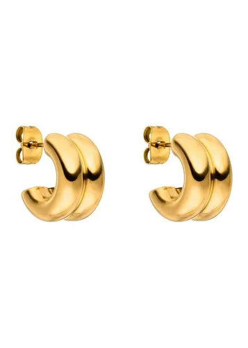 Purelei Paar Creolen Flow goldfarben in gold von PURELEI