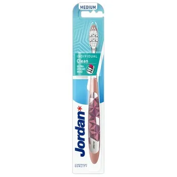 Jordanien Zahnbürste Tb Individual Clean Medium, 1-Pack von Jordan