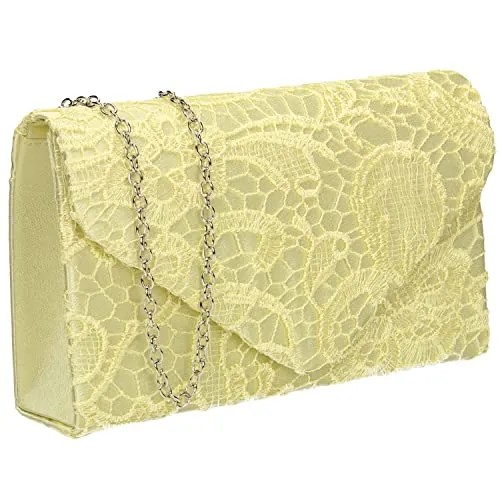 SwankySwans Damen Rachel Clutch-Tasche, Paleyellow