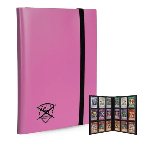 Sammelalbum für 360 Karten mit 40 Seiten, Pro Card Binder Ordner, Kartenhalter Album für Pokemon Sammelkarten Seitlich | Sammelmappe Heft für Kinder Junge und Mädchen