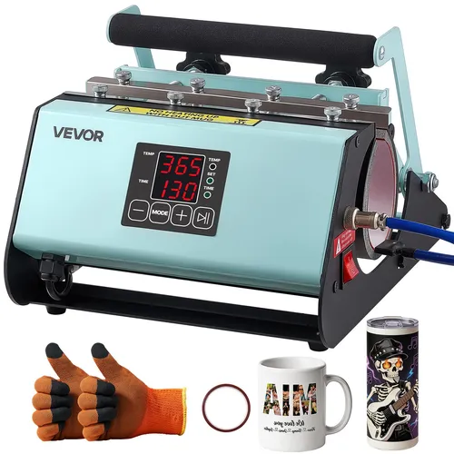 VEVOR Tassenpresse Becherpresse 887ml Grün-Schwarz von Vevor