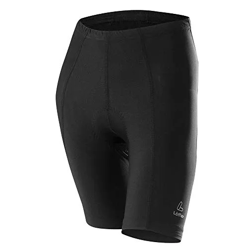 LÖFFLER W BIKE SHORT TIGHTS BASIC - Fahrradbekleidung für Bikerinnen, optimierte Dämpfung und ideale Druckverteilung für höchsten Komfort während der Fahrt.
