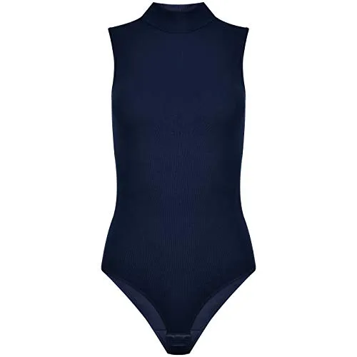 Evoni Damen Body mit Halbkragen