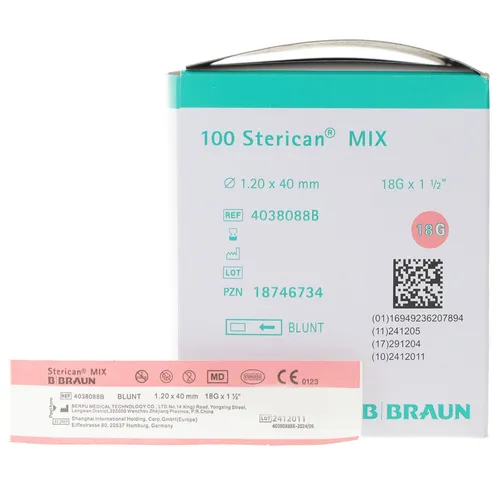 Produktbild Sterican Mix Einmalkanüle 18G 40 mm Stumpf