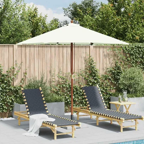 vidaXL Ampelschirm 150x200cm Sand - Sonnenschirm für Garten und Terrasse, bietet optimalen UV-Schutz und ist dank des stabilen Designs windresistent.