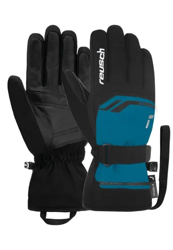 Reusch Primus R-tex XT Handschuhe fjord blue / black (4036) - Unisex Softshell-Handschuh für kalte und nasse Bedingungen. Mit warmer Isolierung und fortschrittlicher Wasserdichtigkeit. Ideal für Skifahren und Outdoor-Aktivitäten.