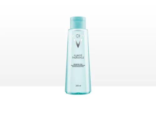 Vichy Purete Thermale Reinigungslotion - Medizinische Körperpflege – Mit Antioxidans Vitamin E und Glycerin für eine gründlich gereinigte, befeuchtete und strahlende Haut, ideal als Vorbereitung auf die nachfolgende Pflege.