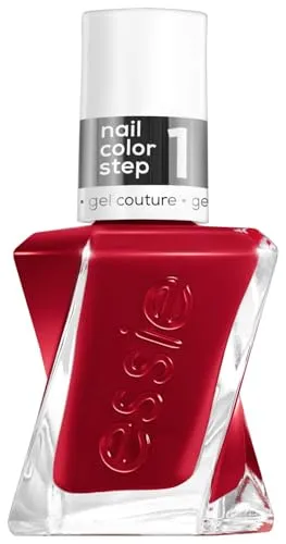 essie Gel Couture Nagellack Nr. 345 Bubbley Only, Rot - Genießen Sie professionell aussehende Nägel mit dem essie Gel Couture Nagellack in Bubbley Only. Lange Haltbarkeit bis zu 15 Tage und glänzendes Finish – ganz ohne UV-Lampe!