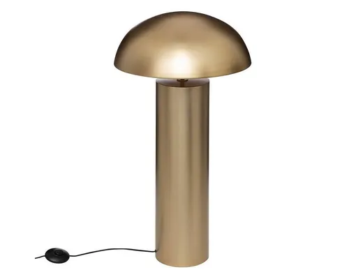 Stehlampe CHAMPI, golden, Pilzform, H. 97 cm in gold von Atmosphera