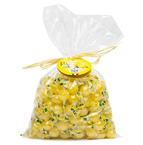 Perle di Sole Hartbonbons mit Zitronengeschmack 1000 g in gelb von Perle di Sole