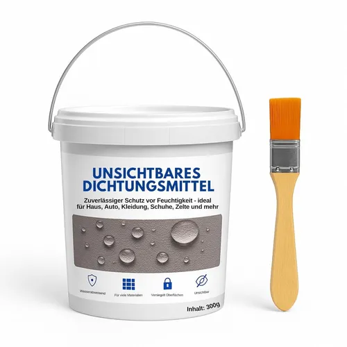 2x Wasserfestes Dichtmittel 300g – unsichtbare Abdichtung, schnelltrocknend & übermalbar, für Bad, Küche, Garten & Outdoor, hochtemperaturbeständig