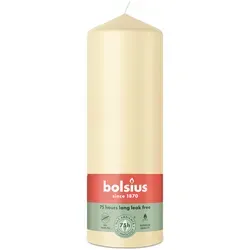 Bolsius Stumpenkerze 200/68mm in beige von Bolsius