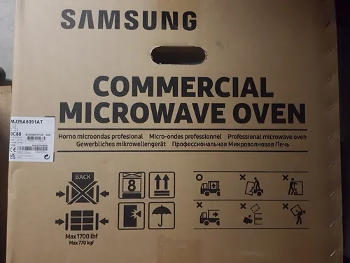 Samsung Gastro Edelstahl Mikrowellengerät MJ26A6091