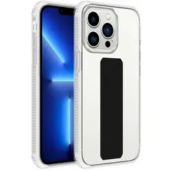Cadorabo Schutzhülle für Apple iPhone 12 / 12 PRO Hülle in Schwarz Etui TPU Silikon Case Cover Standfunktion