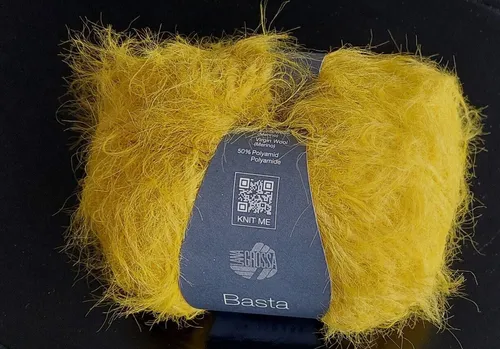  NEU! BASTA Lana Grossa 50g Fb. 12 senfgelb federzarter Flausch kg/138€