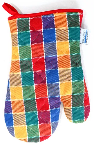 Handschuh Topf Grill Kracht Koch Grillen Küche Ofen gesteppt mehrfarbig bunt