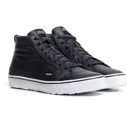 TCX Street 3 WP - Wasserdichte Motorradschuhe in Schwarz, 44 EU - Motorradstiefel mit D3O® Knöchelschutz und wasserdichter T-Dry Membran für optimalen Komfort und Sicherheit beim Fahren und Gehen.