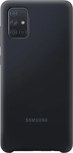 Produktbild Original Samsung EF-PA715TP Galaxy A71 Silikon Case Cover Schutzhülle Scharz