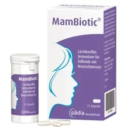 Mambiotic Kapseln 21 St - Arzneimittel zur Unterstützung der Darmflora, ideal für eine gesunde Verdauung und Wohlbefinden.